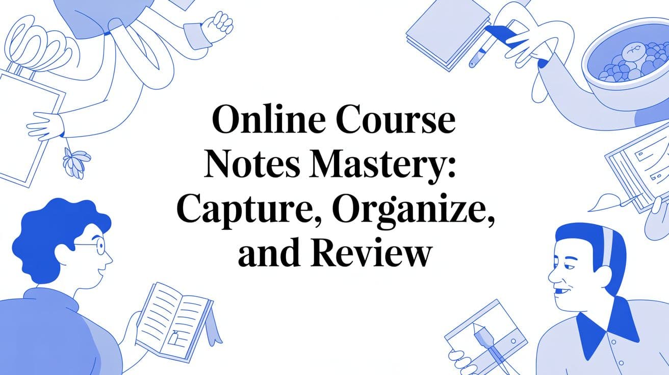 A Practical System for Your Online Course Notes