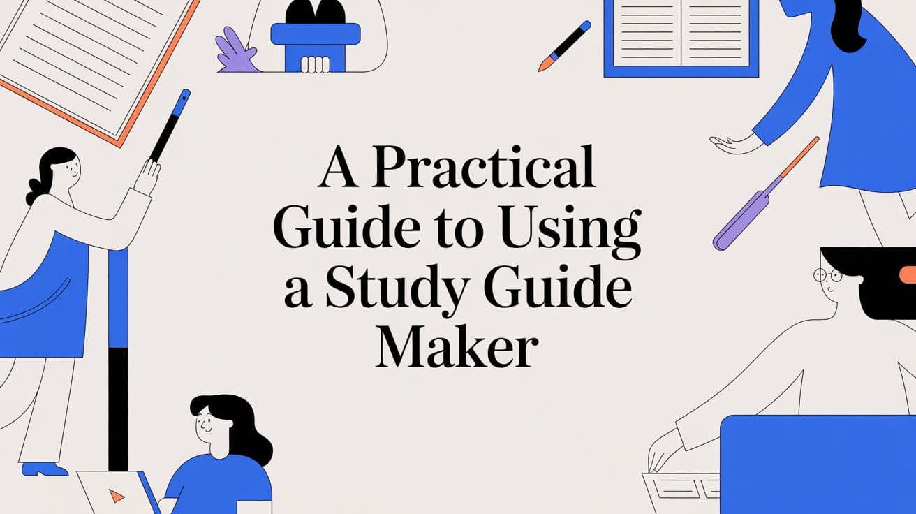 A Practical Guide to Using a Study Guide Maker