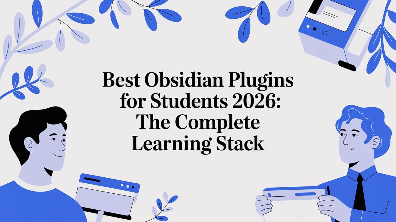 Best Obsidian Plugins for Students 2026: The Complete Learning Stack