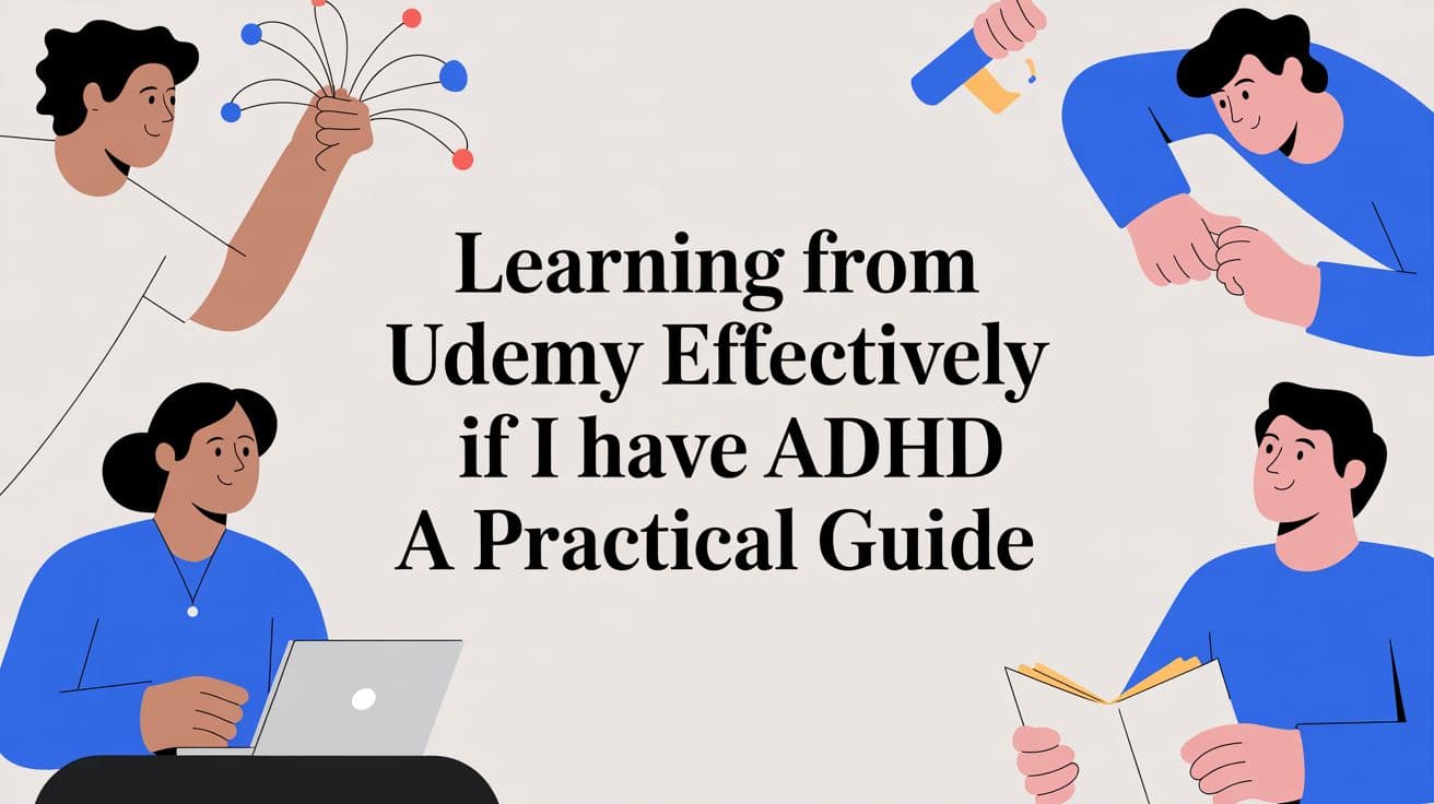 A Practical Guide to Learning From Udemy Effectively If I Have ADHD