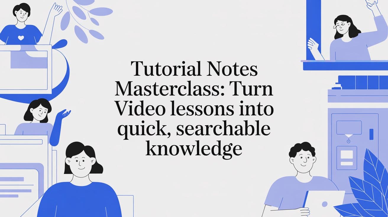 How to Take Notes on Video Tutorials Without Constantly Pausing